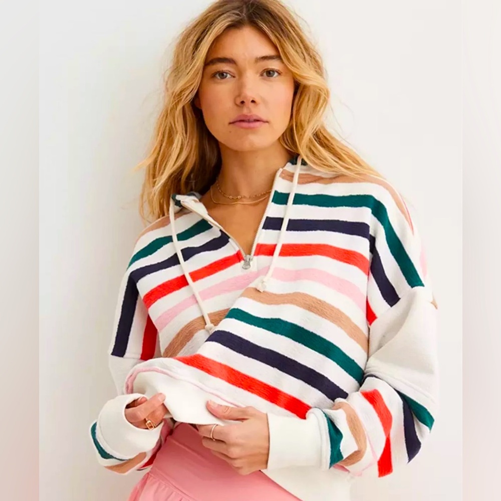 Aerie Restart Quarter Zip Hoodie